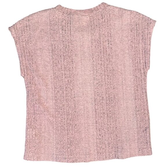 A.U.W Women's dusty pink pullover cap sleeve top size L - Picture 7 of 8